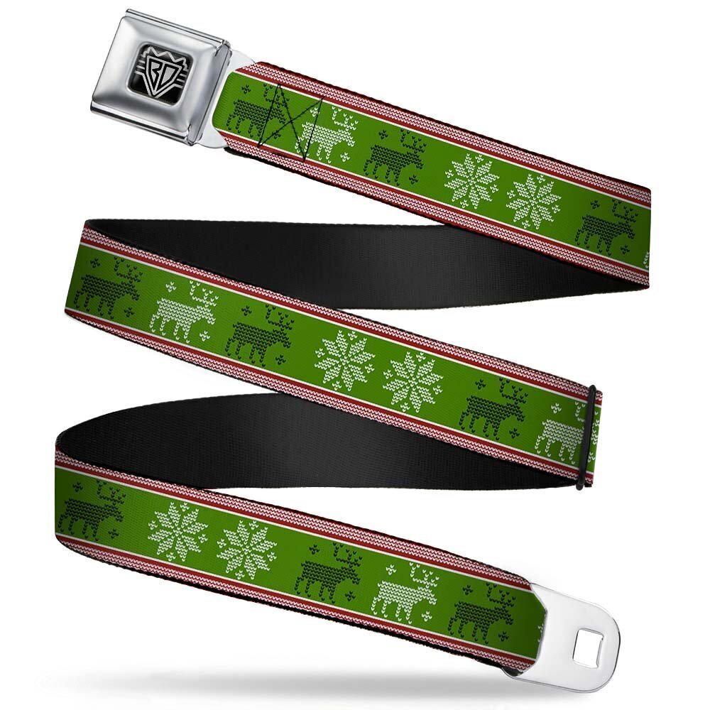 5332 Unisex-Adult's Seatbelt Belt Regular, Christmas Stitch